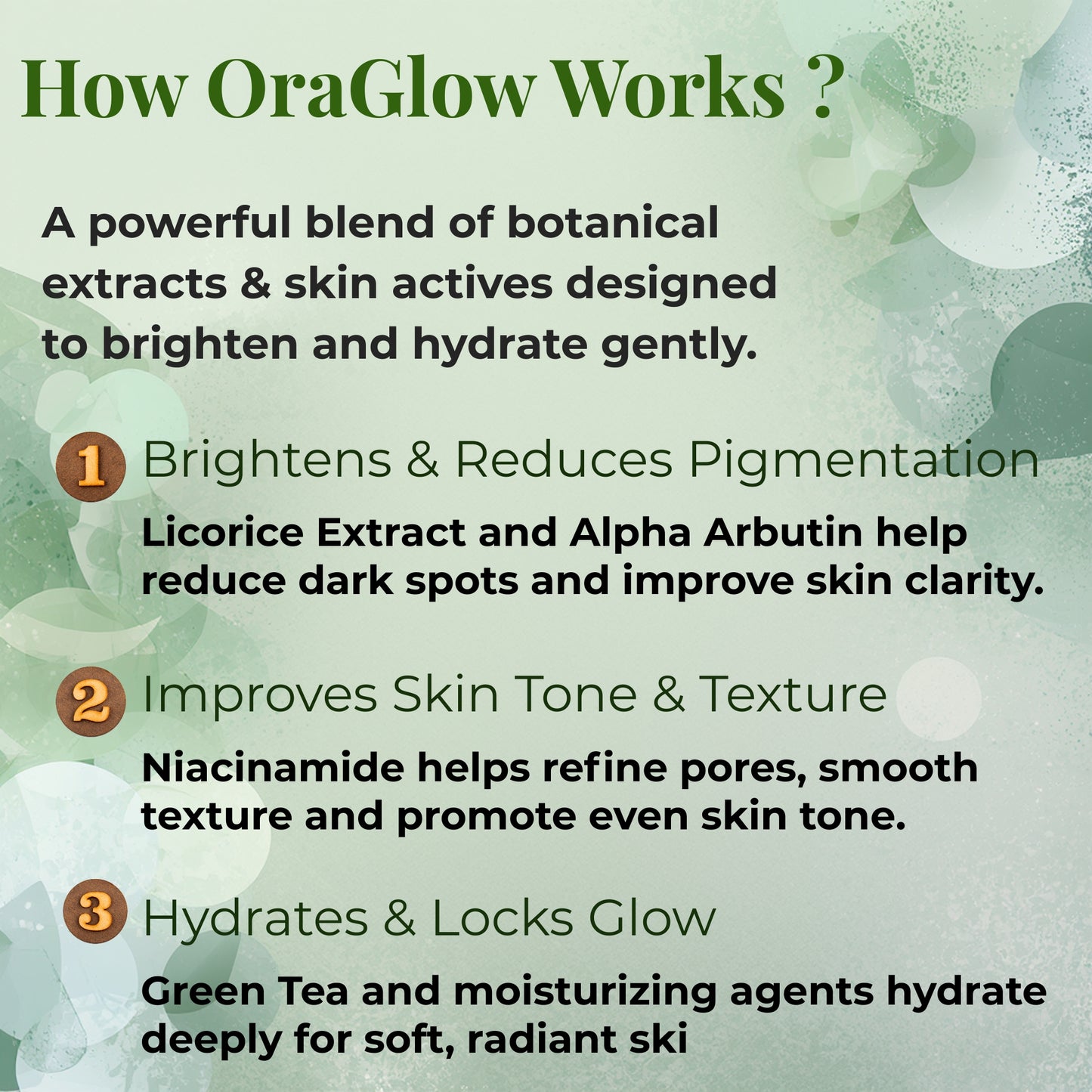 OraGlow Brightening & Radiance Gel Crème