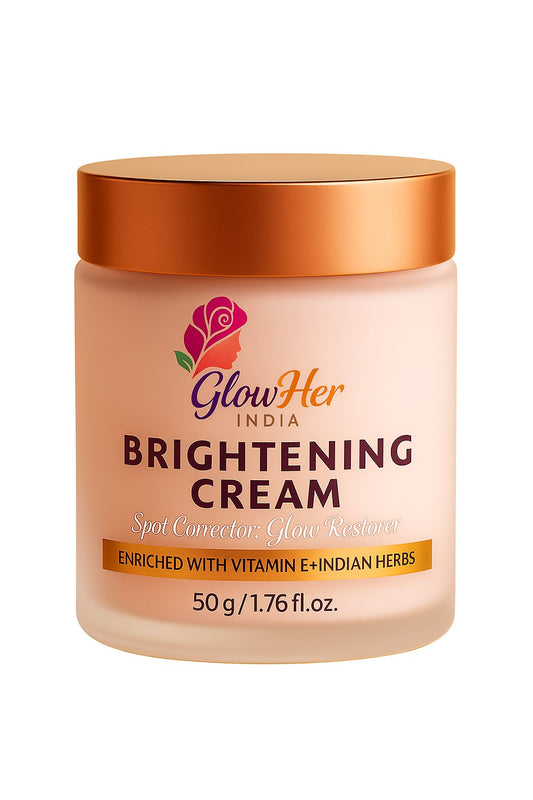 Brightening Cream with Vitamin E + Indian Herbs (Coming Soon)