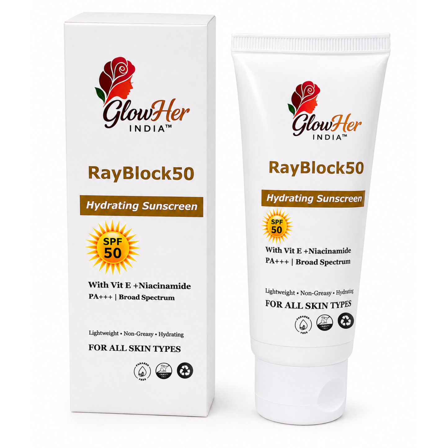 RayBlock50 Hydrating Sunscreen SPF50 PA+++